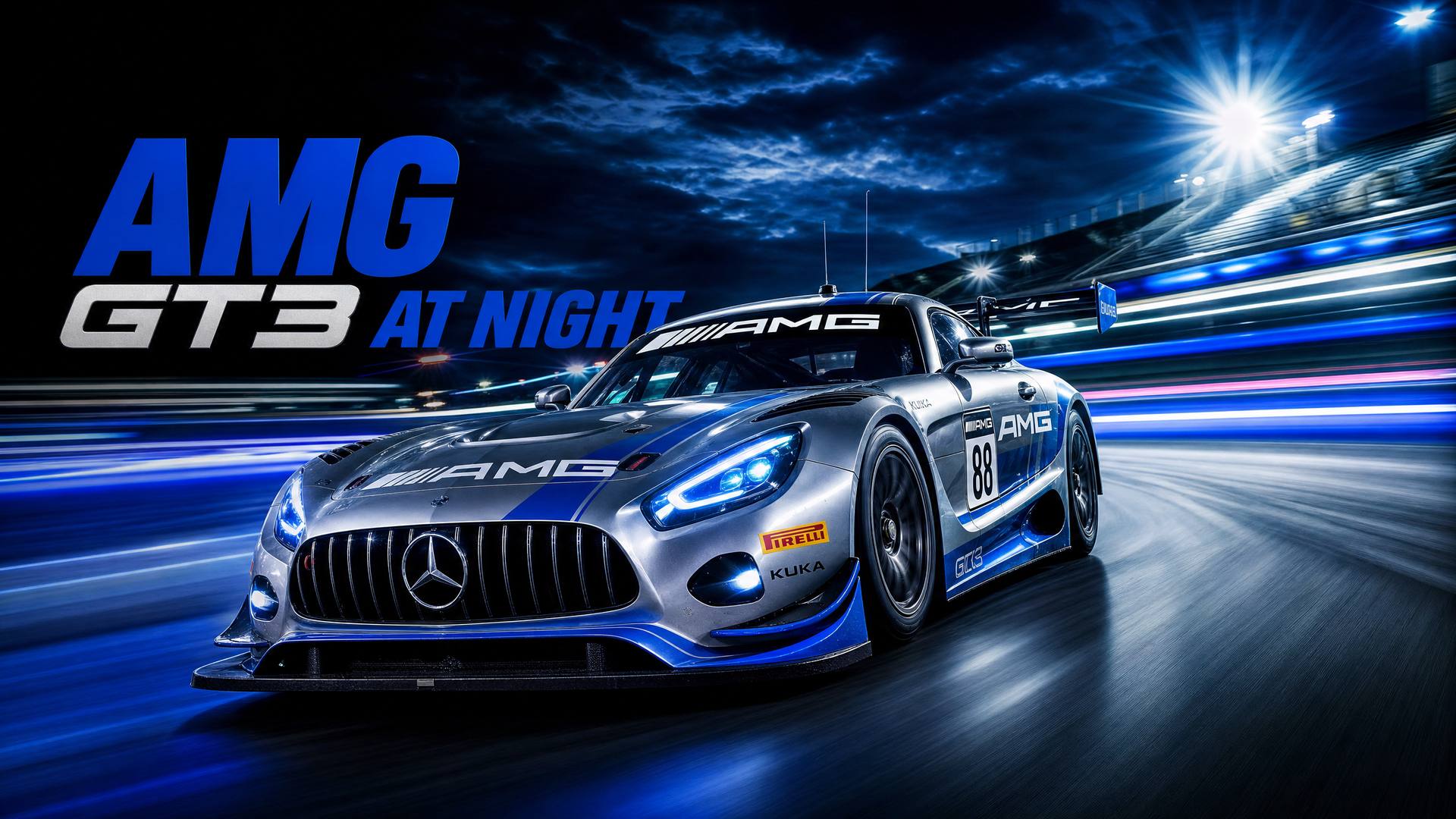 91 - AMG GT3夜间赛道91视频